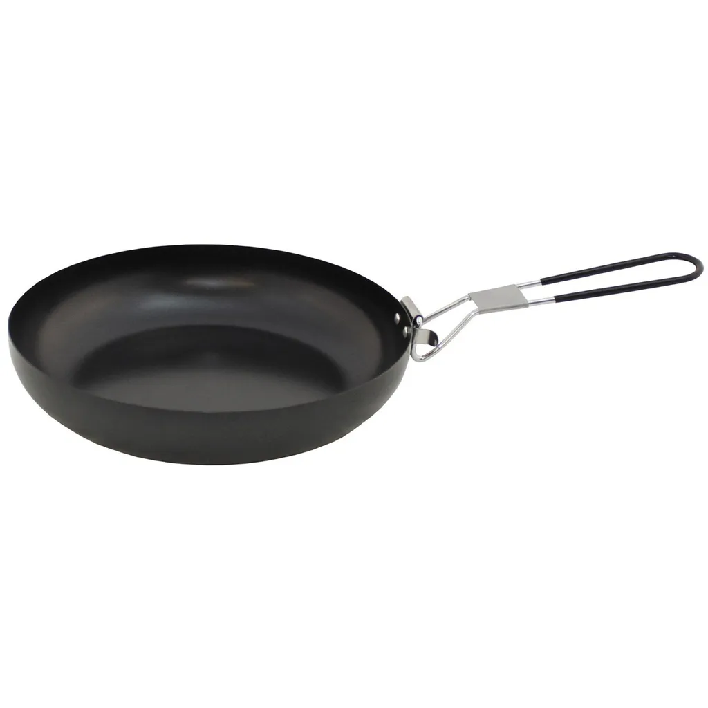 FoxOutdoor frying pan, with folding handle, diameter 24 cm, height 5 cm