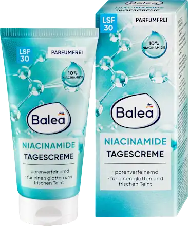 Balea Niacinamide face cream SPF 30, 50 ml