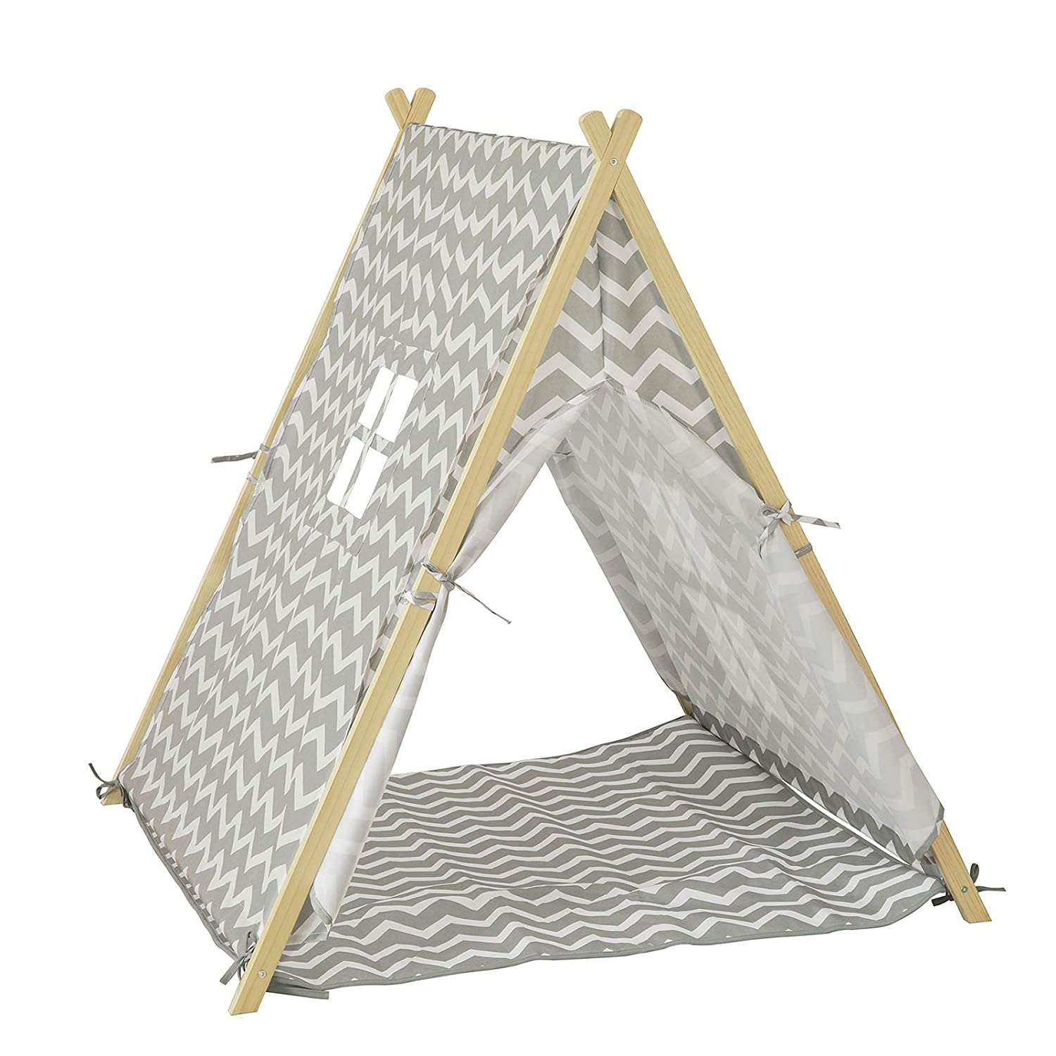 Sobuy Oss02-Hg Childrens Play Tent With 2 Doors And A Window Playhouse Lig
