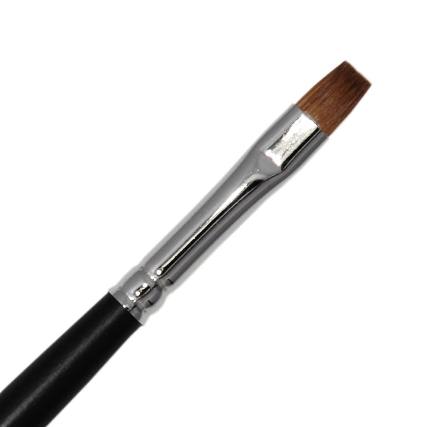 Grimas Professional Makeup Brush Red Sable M6 Flat 6mm Wide High Quality Brush High Elastic Suitable for All Types of Makeup Ideal for Children Makeup, ‎flat