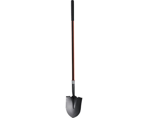 Frankfurt shovel for_q profi_Line with step and fiberglass handle