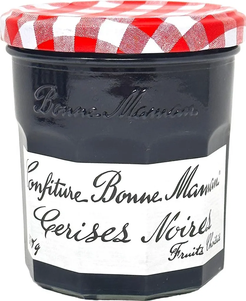 French black cherry jam: Bonne Maman 370g