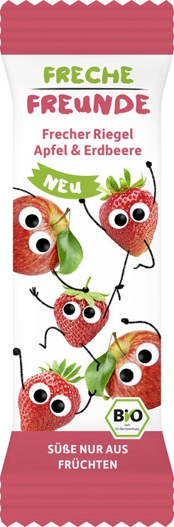 FRECHE FREUNDE Cheeky Friends Organic Cheeky Bar Apple Strawberry