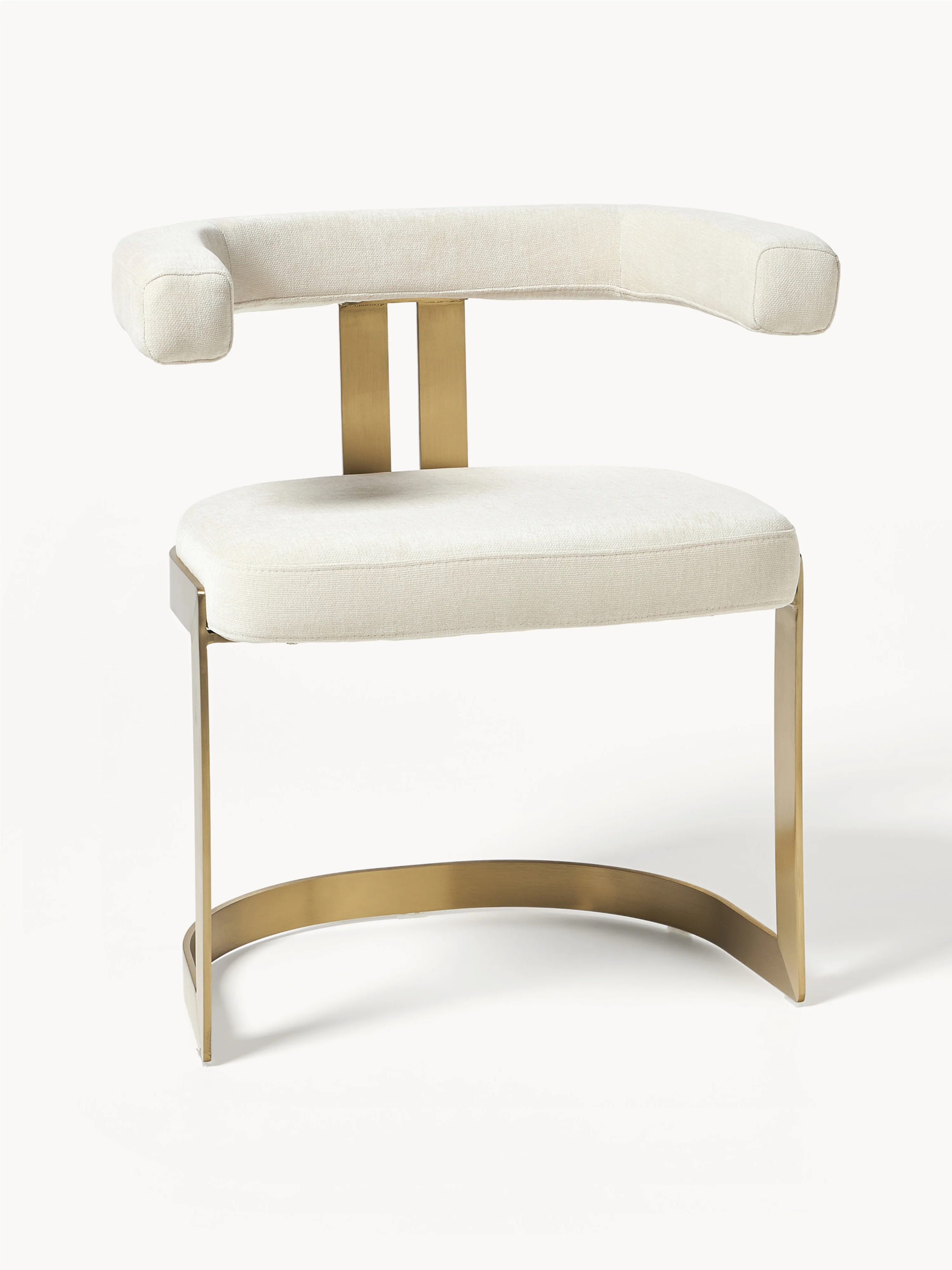 Westwing Collection Gianni cantilever chair with upholstery