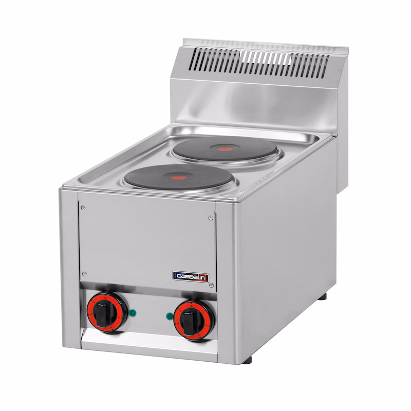 Freestanding electric cooker with 2 hobs B 33 - Line 600 C6FOE2FT33 Casselin