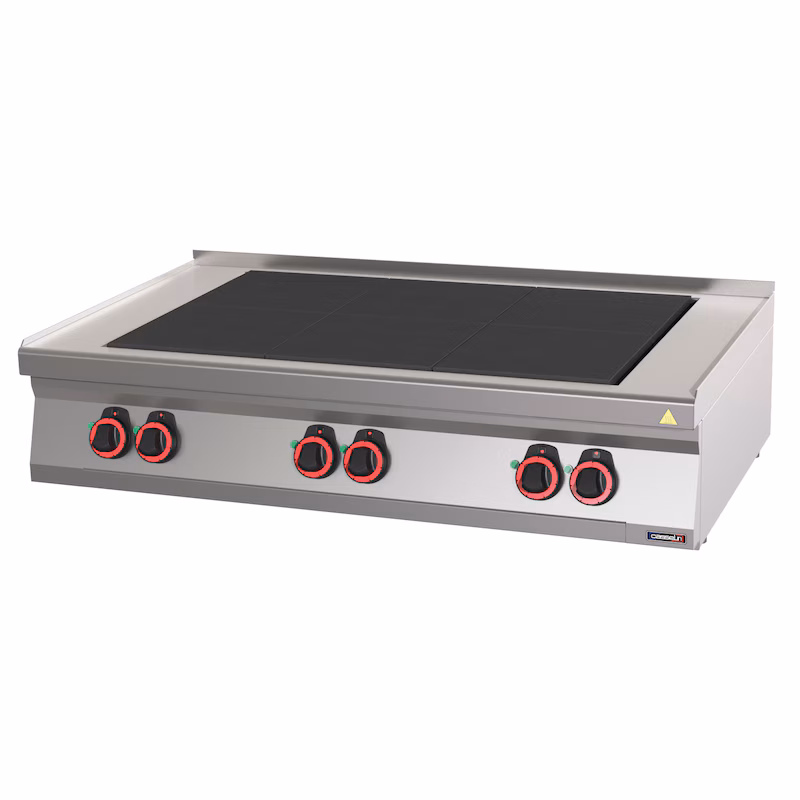 Freestanding electric cooker with 6 Coup de Feu hobs 120 - Line 700 C7FOE6P120 Casselin