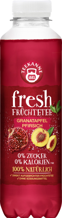 Teekanne Fresh Granatapfel-Pfirsich