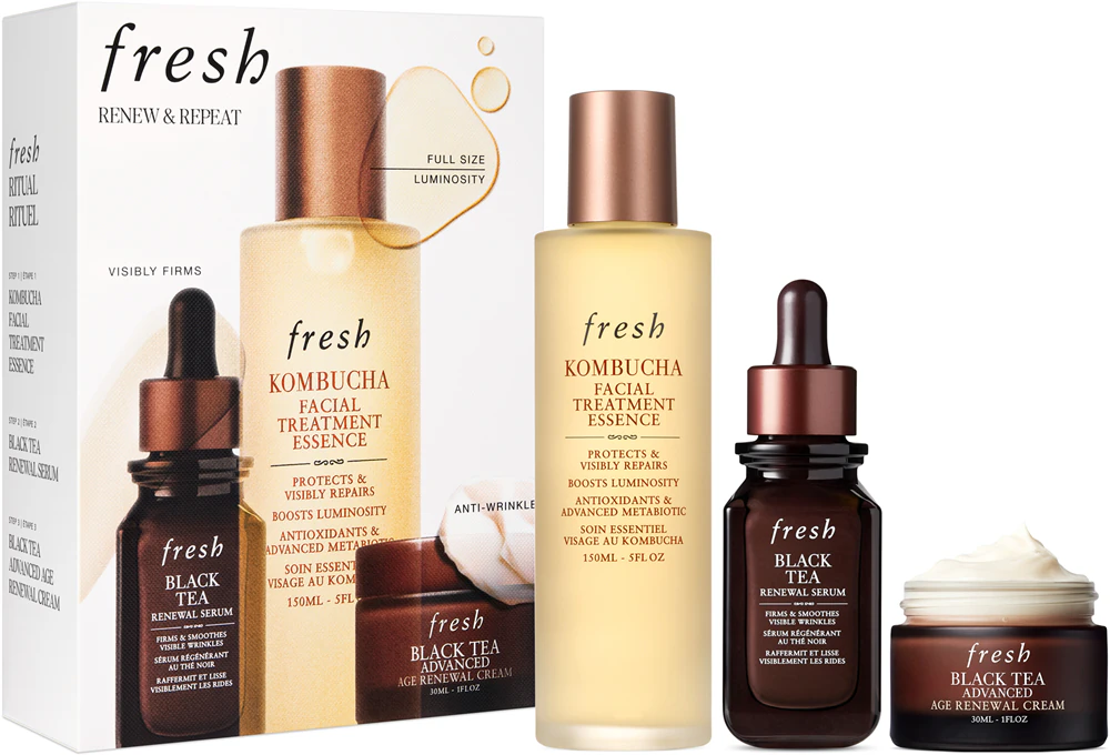 fresh Renew & Repeat facial care set, 210 ml