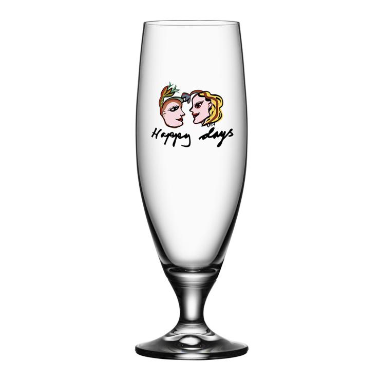 Kosta Boda Friendship Beer Glass