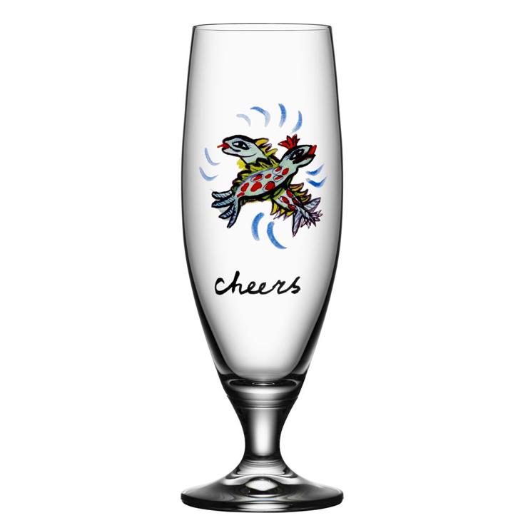 Kosta Boda Friendship Beer Glass