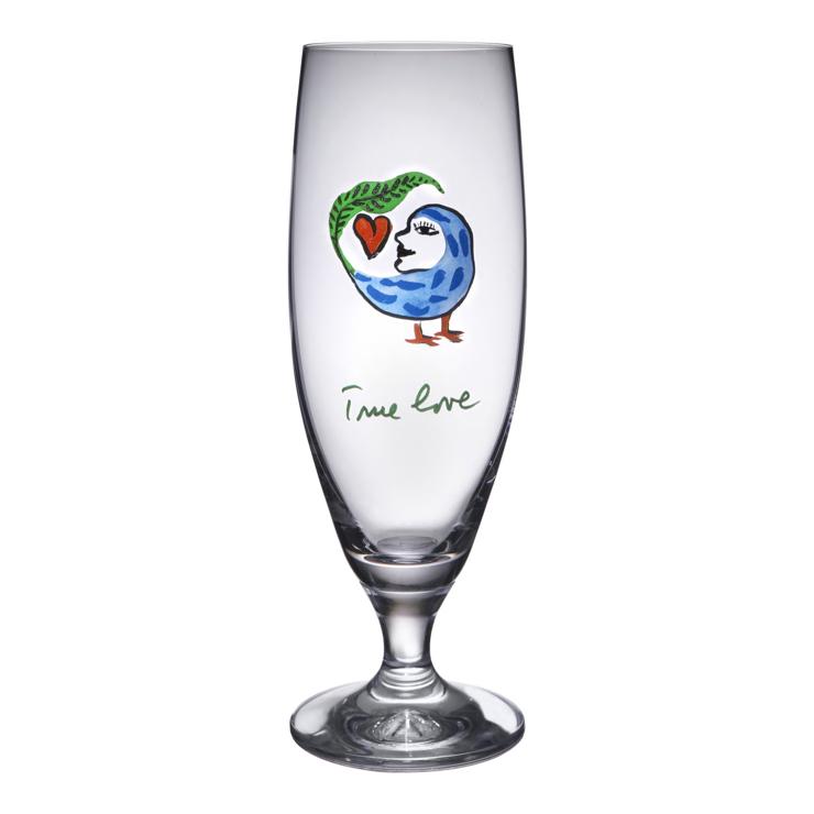 Kosta Boda Friendship Beer Glass