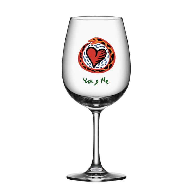 Kosta Boda Friendship Wineglass