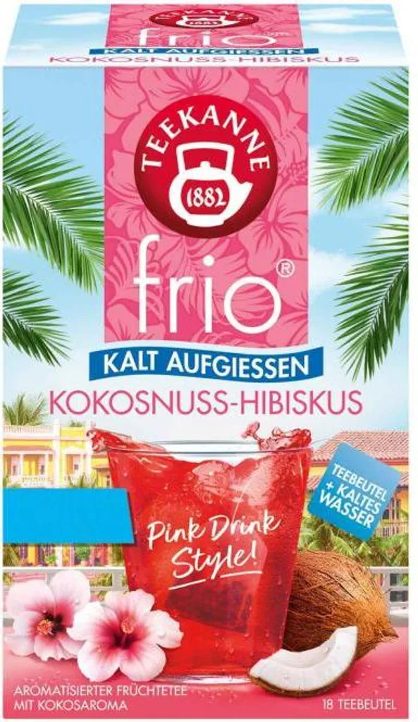 Teekanne frio Hibis.-Coconut.Tea.18x2.5g