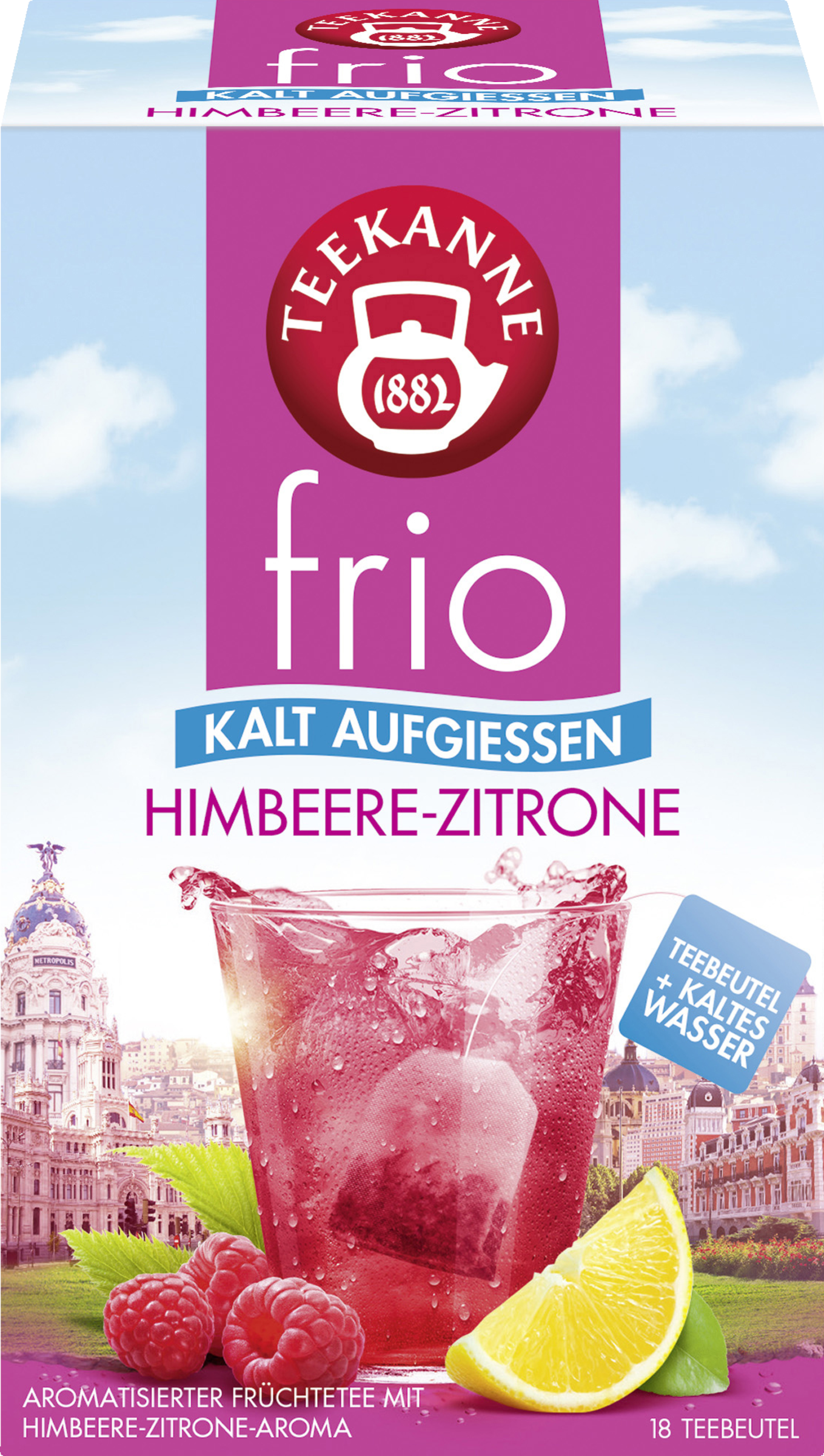 Teekanne Frio raspberry lemon fruit tea