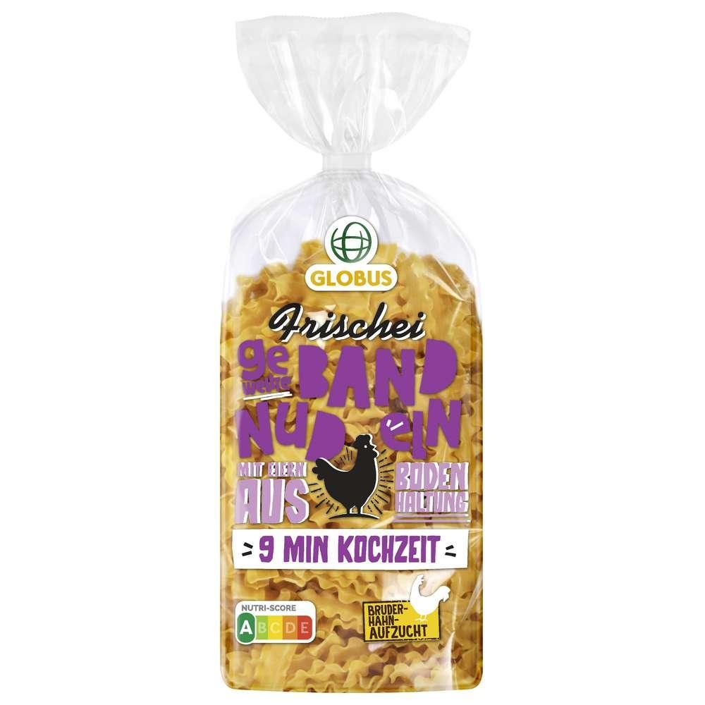 GLOBUS Fresh egg ribbon noodles, wide