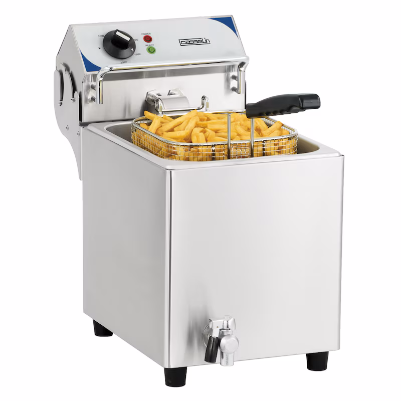 7L deep fryer with drain tap CFEV7B Casselin