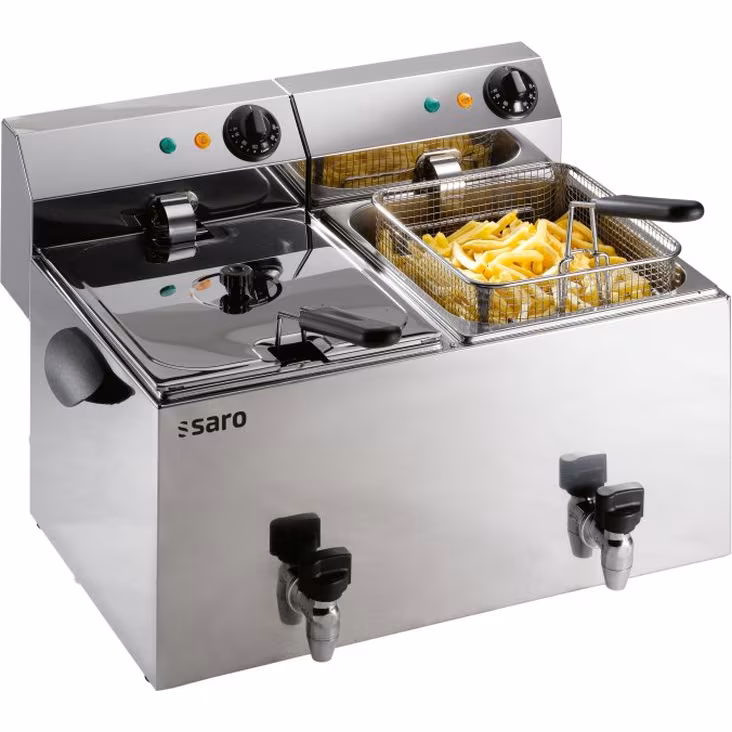 Deep fryer model Profri 88 V, capacity: 2 x 8 liters