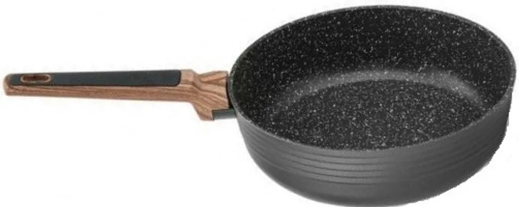 Fissman Diamond deep fryer, 24x7.2cm, aluminum, black