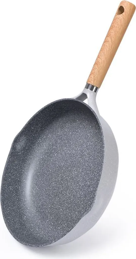 Deep frying pan Fissman-Shadow Borneo, 24x7.2cm, aluminum, gray