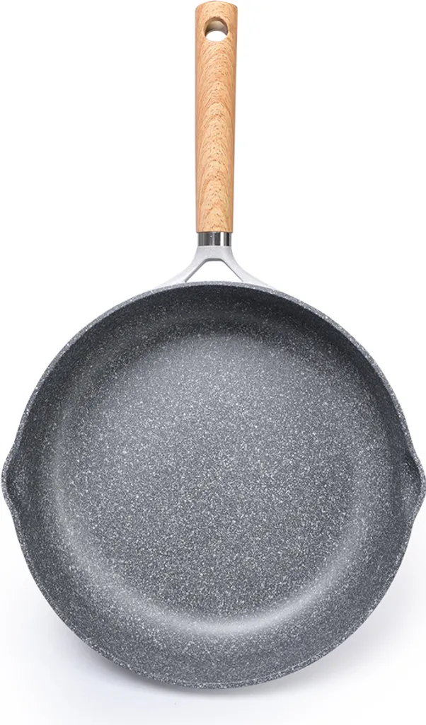 Deep frying pan Fissman-Shadow Borneo, 28x7.2cm, aluminum, gray