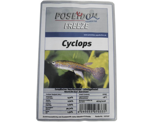 Frostfutter POSEIDON Cyclops 100 g