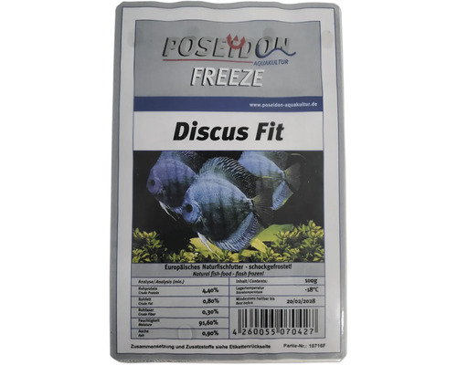 Frostfutter POSEIDON Discus life Color 100 g