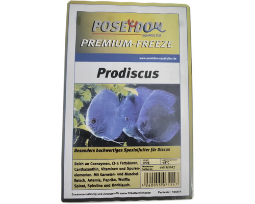 Frozen food POSEIDON Discus life Garlic 100 g