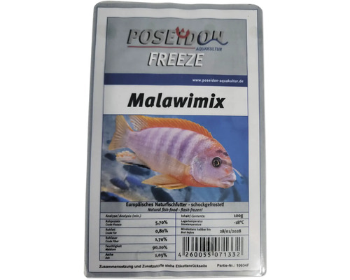 Frostfutter POSEIDON Malawi-Mix 100 g