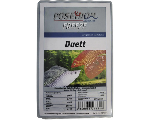 Frozen food POSEIDON Mosquito Duet 100 g