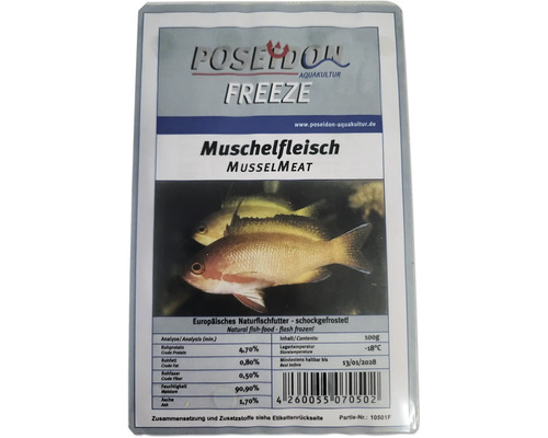 Frozen food POSEIDON mussel meat 100 g