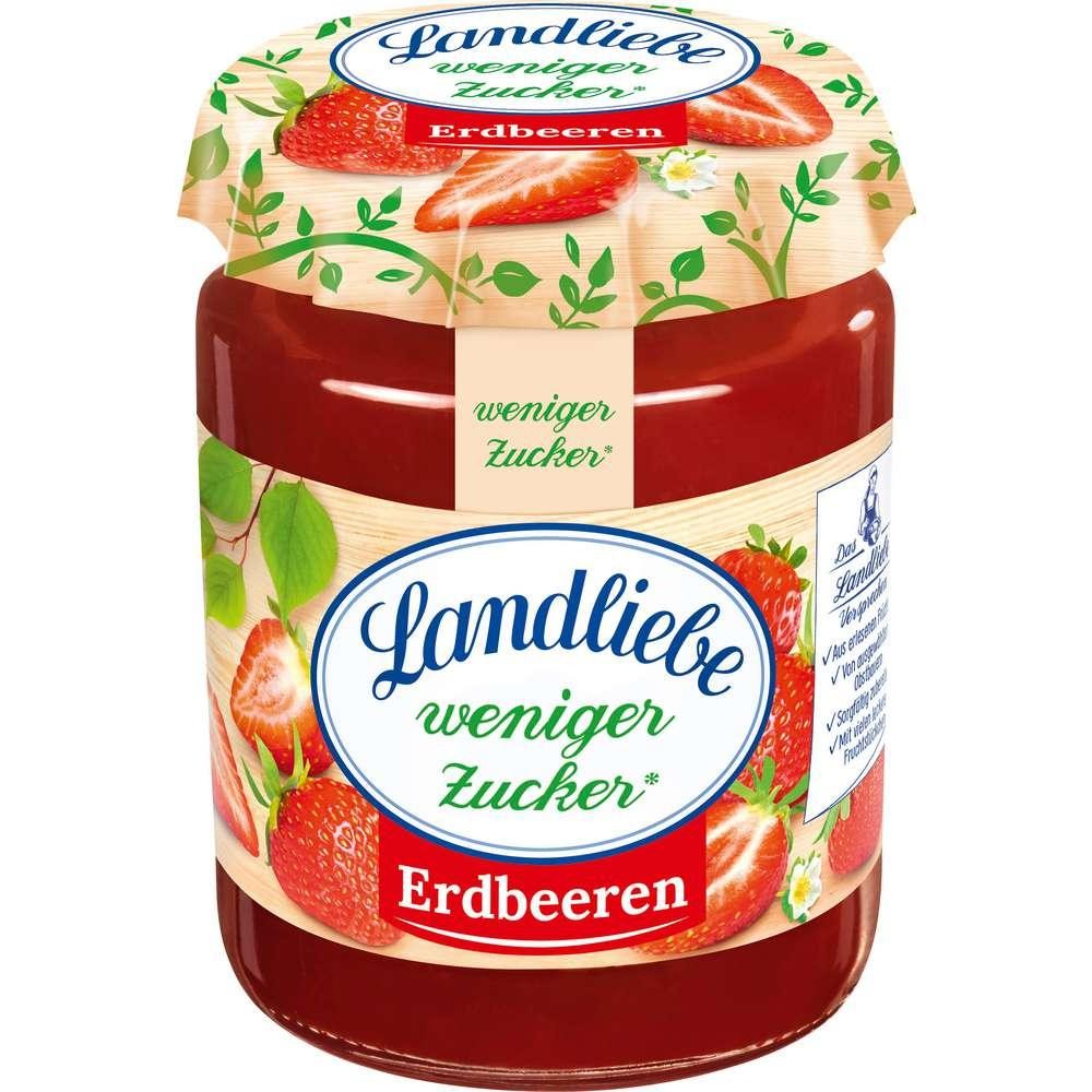 Landliebe Fruit spread, strawberry