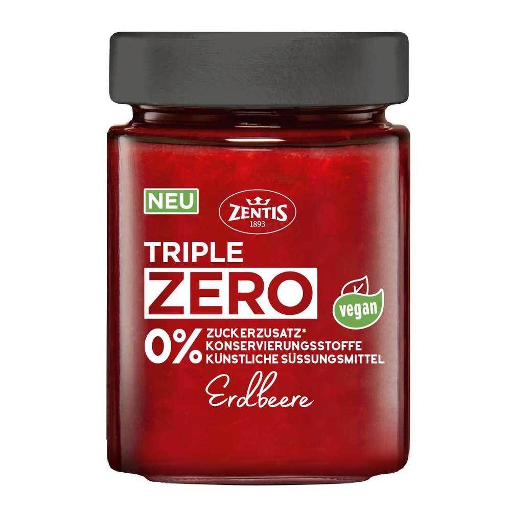 Zentis Strawberry fruit spread, Triple Zero