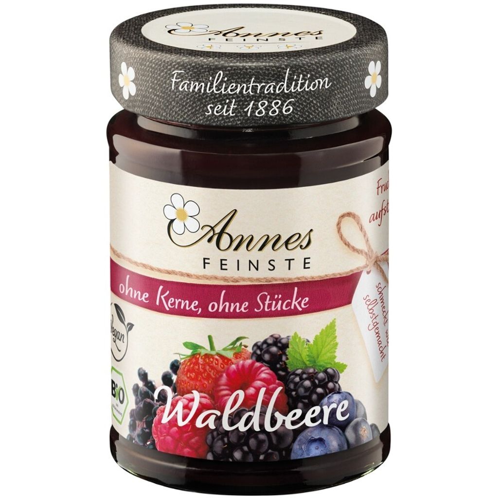 Annes Feinste Seedless and pieceless fruit spread - Forest Fruit 210g
