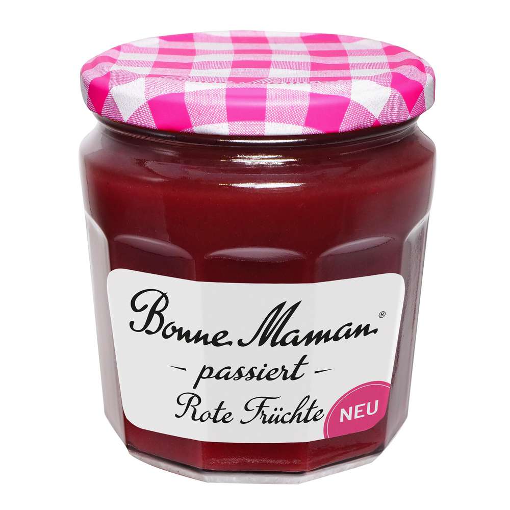 Fruit spread, strained red fruits