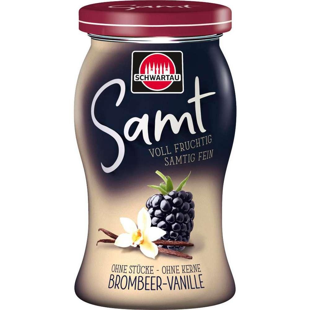 Schwartau Velvet fruit spread, blackberry-vanilla