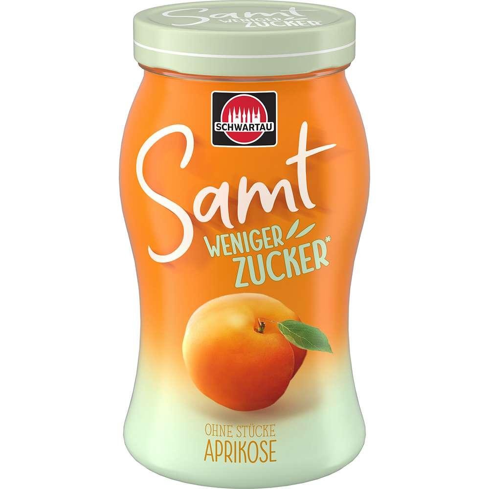 Schwartau Fruit spread with less sugar, apricot