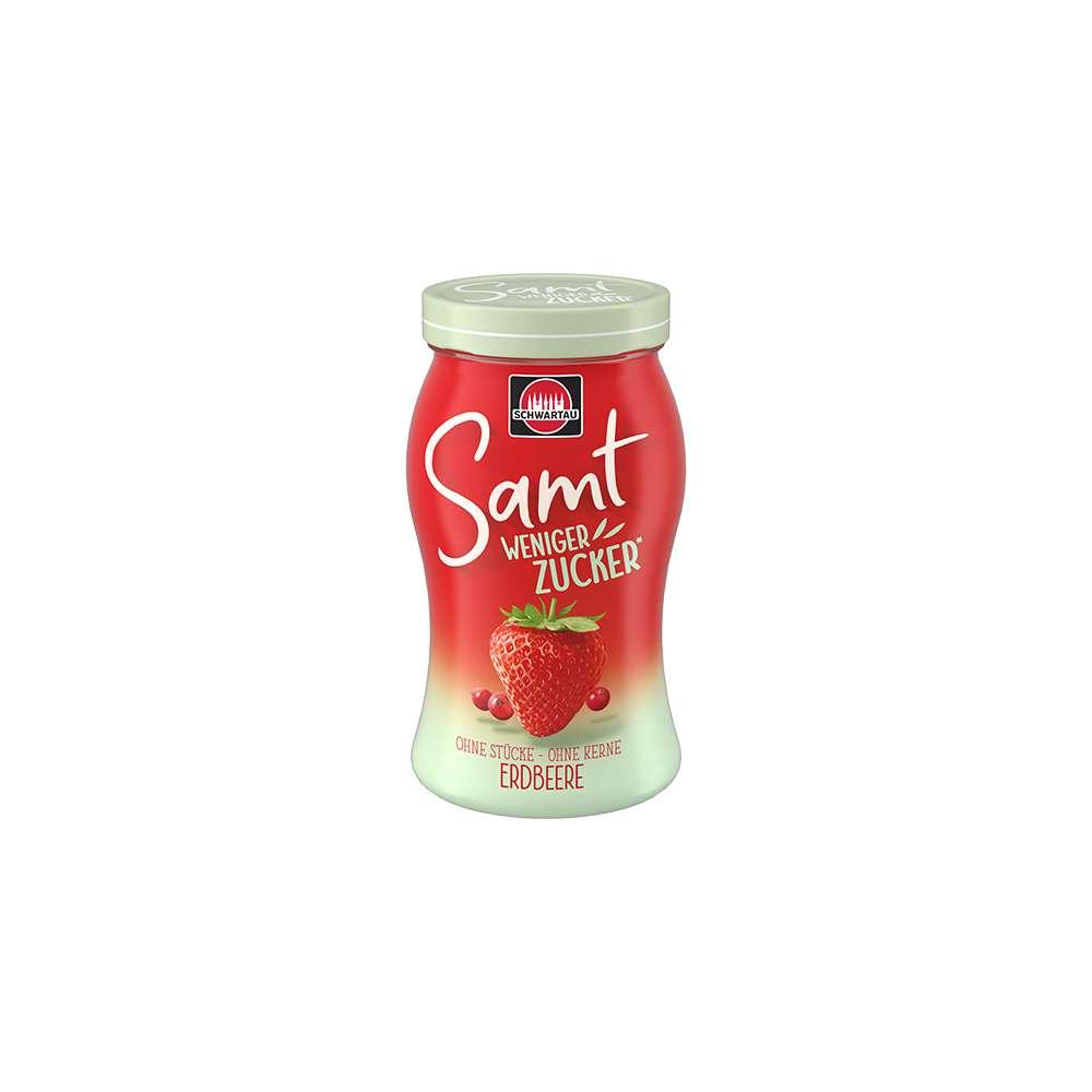 Schwartau Fruit spread with less sugar, strawberry