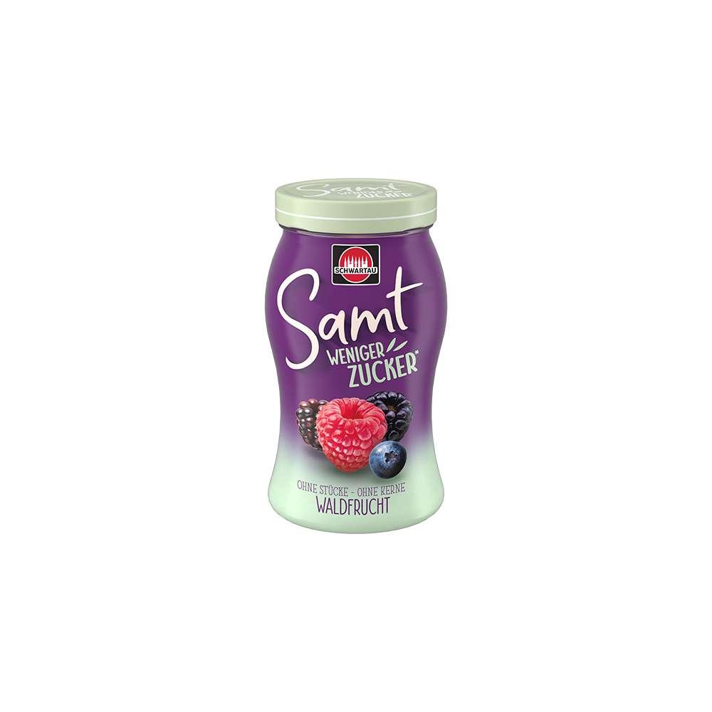 Schwartau Fruit spread with less sugar, forest fruit