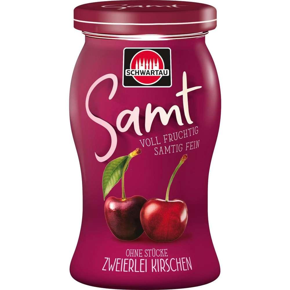 Schwartau Fruit spread velvet, two kinds of cherries