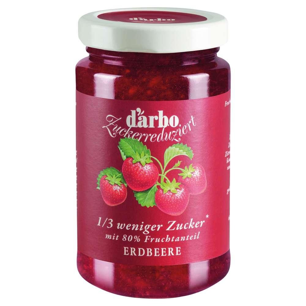 Darbo Fruit spread reduced sugar, strawberry