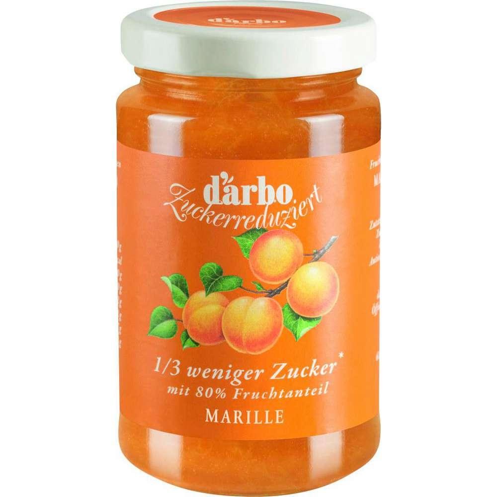 Darbo Fruit spread reduced sugar, apricot
