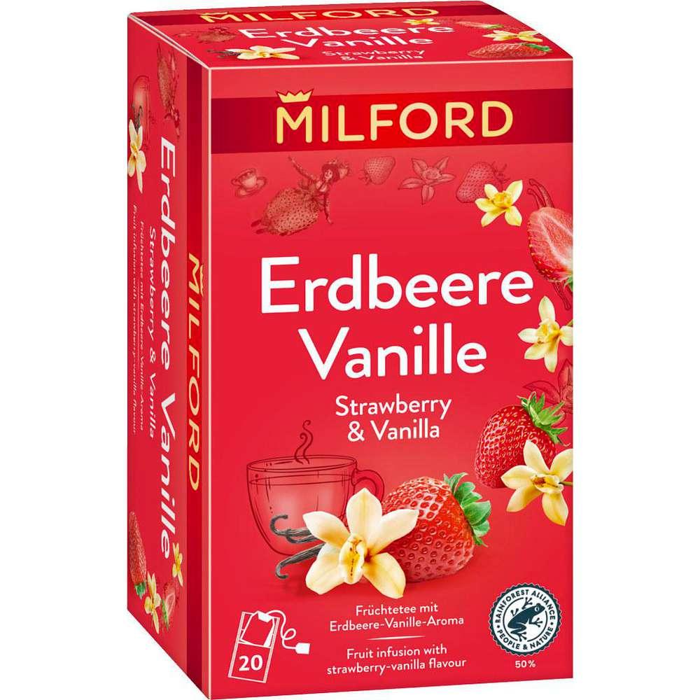 Milford Fruit tea, strawberry-vanilla