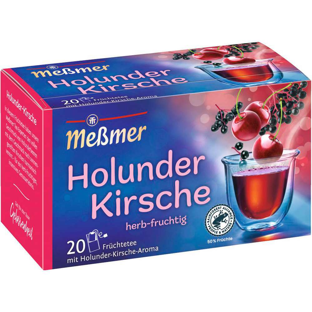 Meßmer Fruit tea, elderberry/cherry