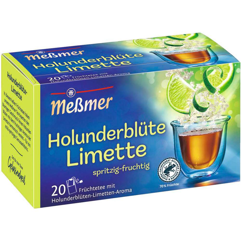 Meßmer Fruit tea, elderberry/lime