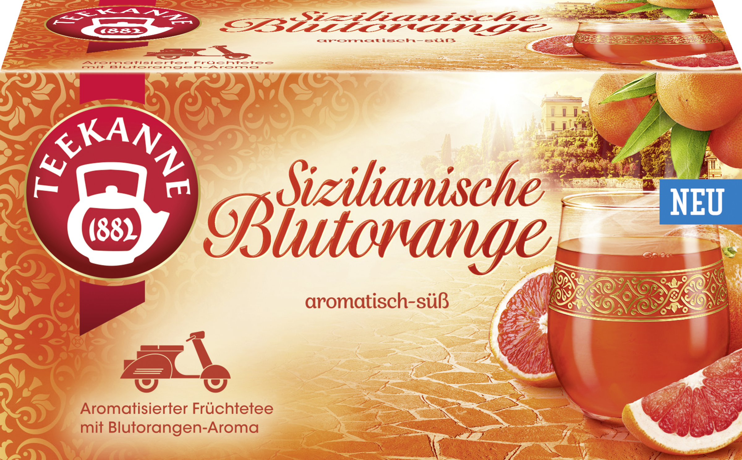Teekanne Fruit tea Sicilian blood orange