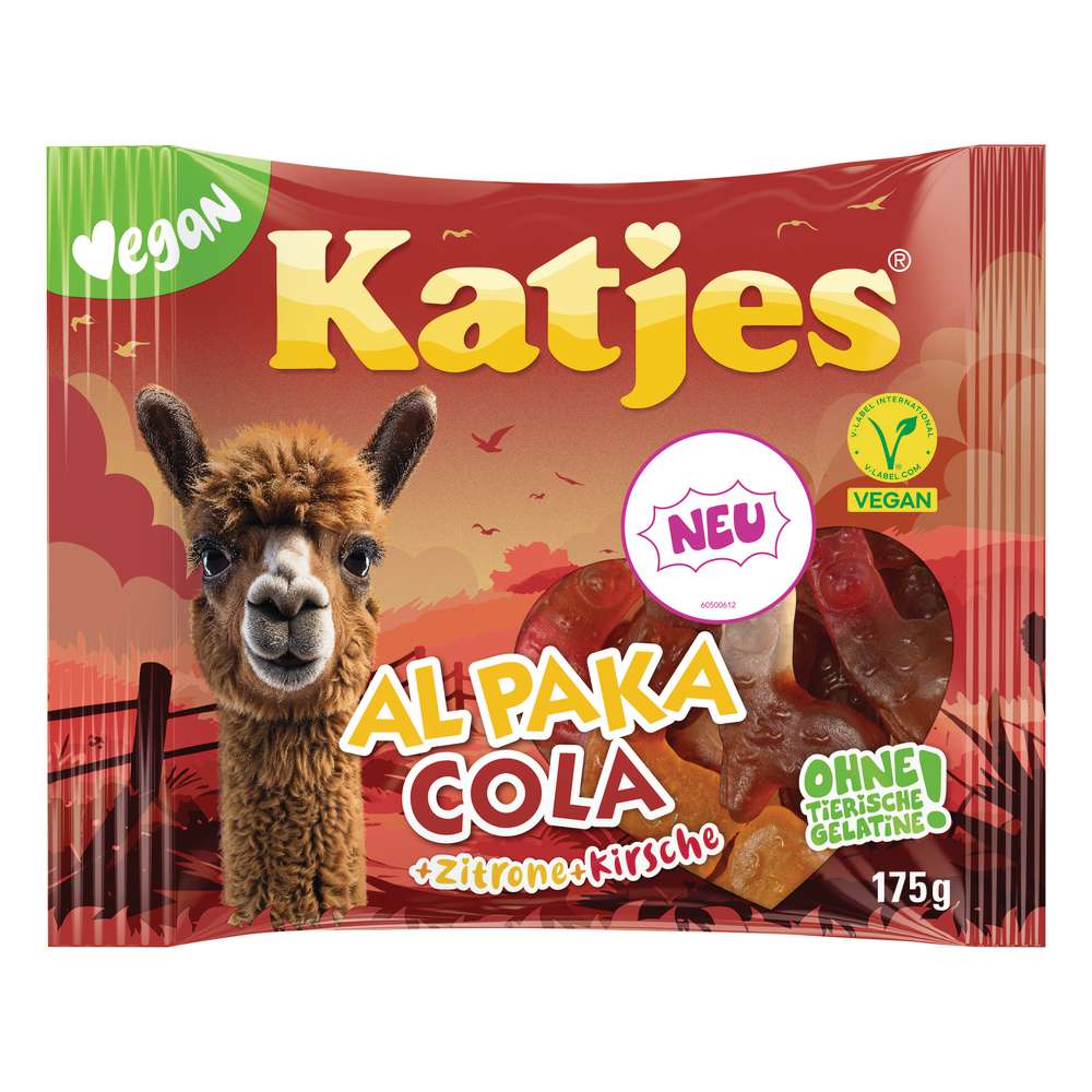 Katjes Fruit gum Al Paka Cola, vegan