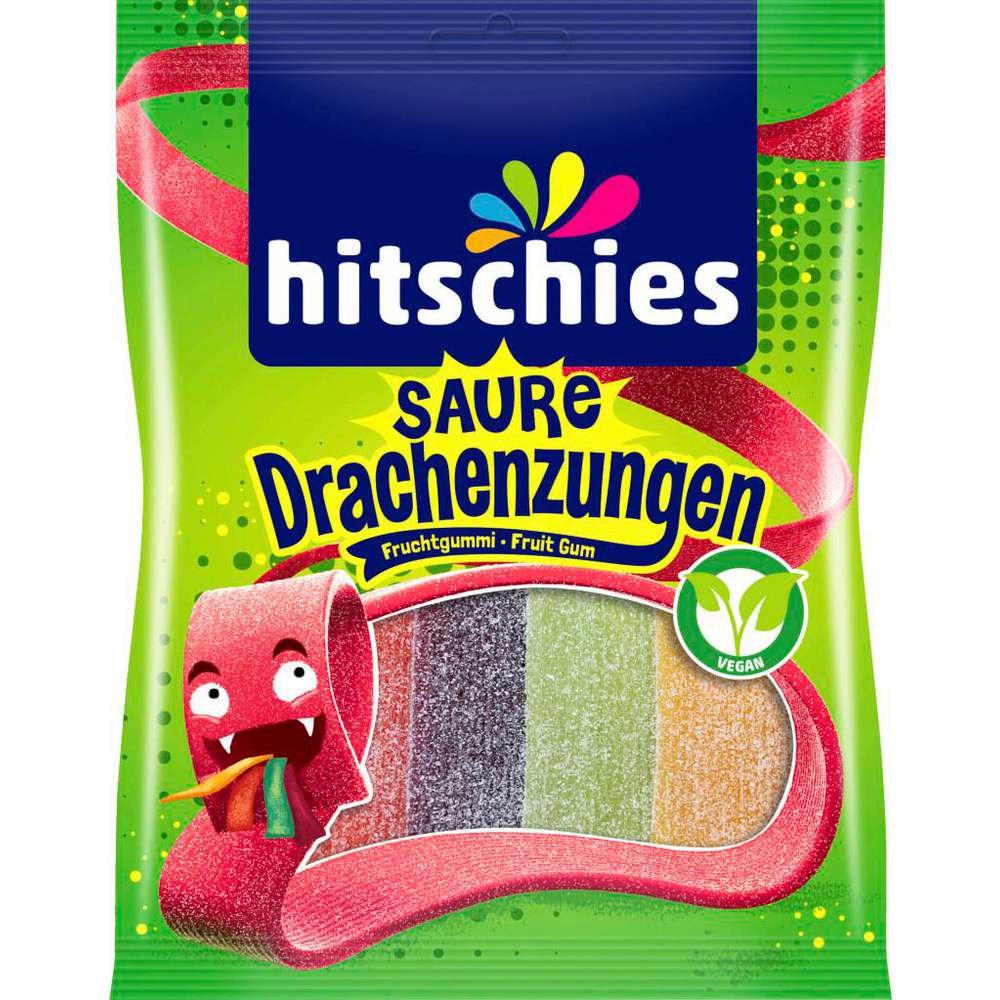 Hitschler Fruit Gum Colorful Dragon Tongues