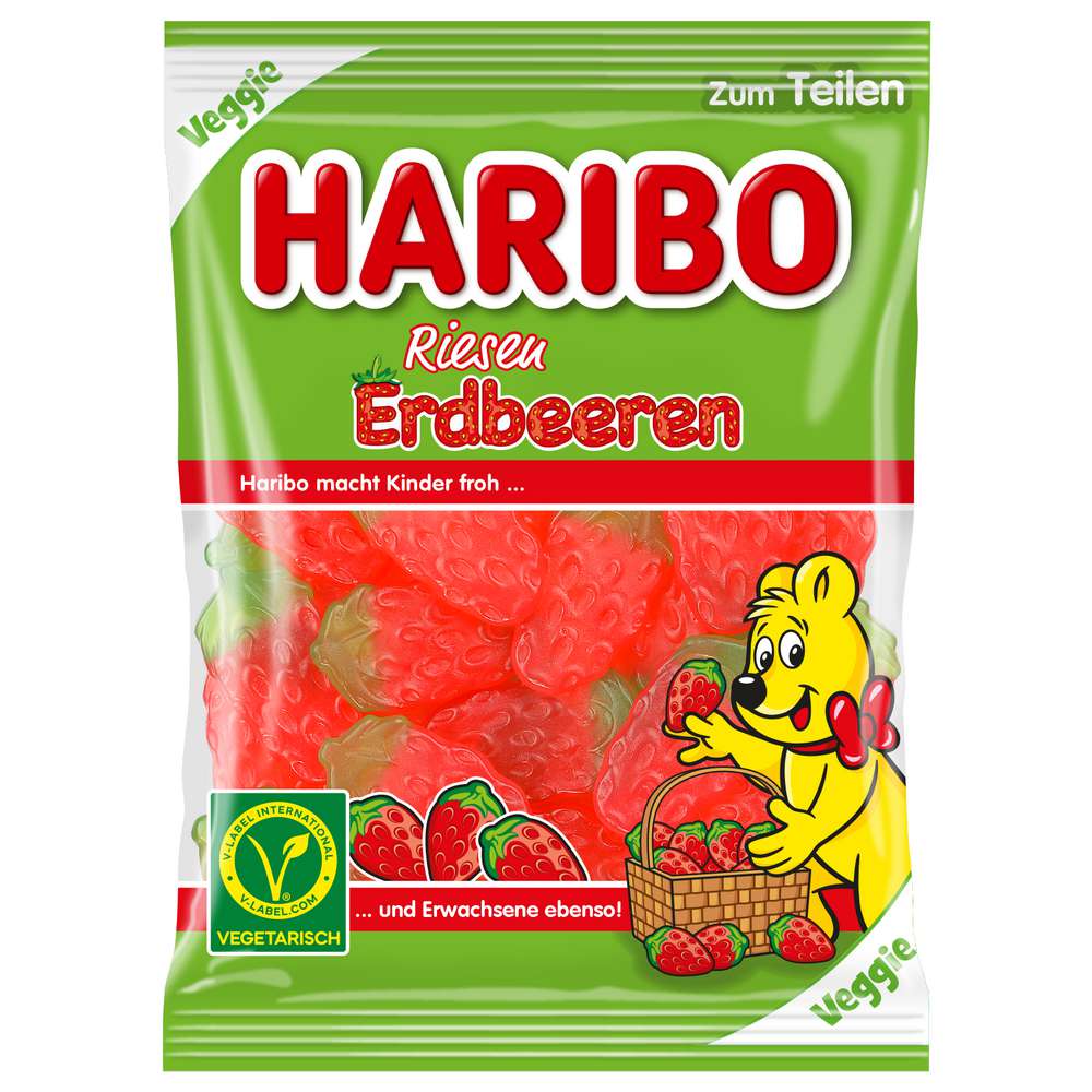 Haribo Strawberry fruit gums 175g
