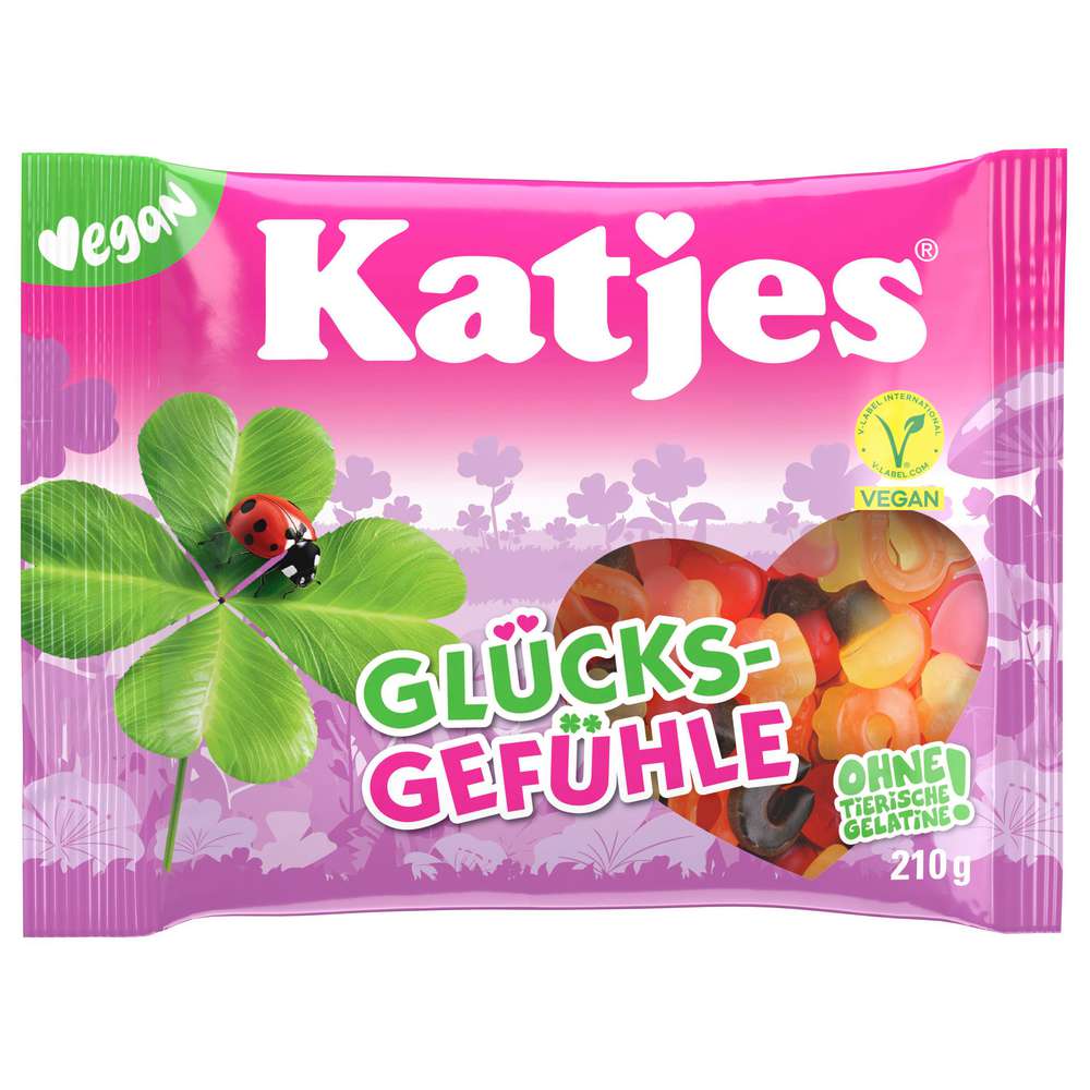 Fruit gummies, happy feelings, vegan