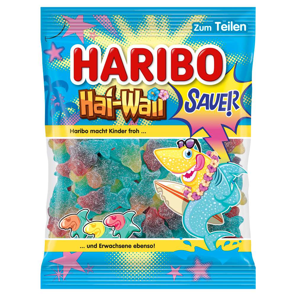 Haribo Fruit gum Hai-Waii, Sour 175g